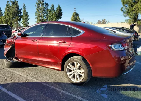 2015 Chrysler 200 Limited z USA, uszkodzony, nr VIN 1C3CCCAB8FN708499